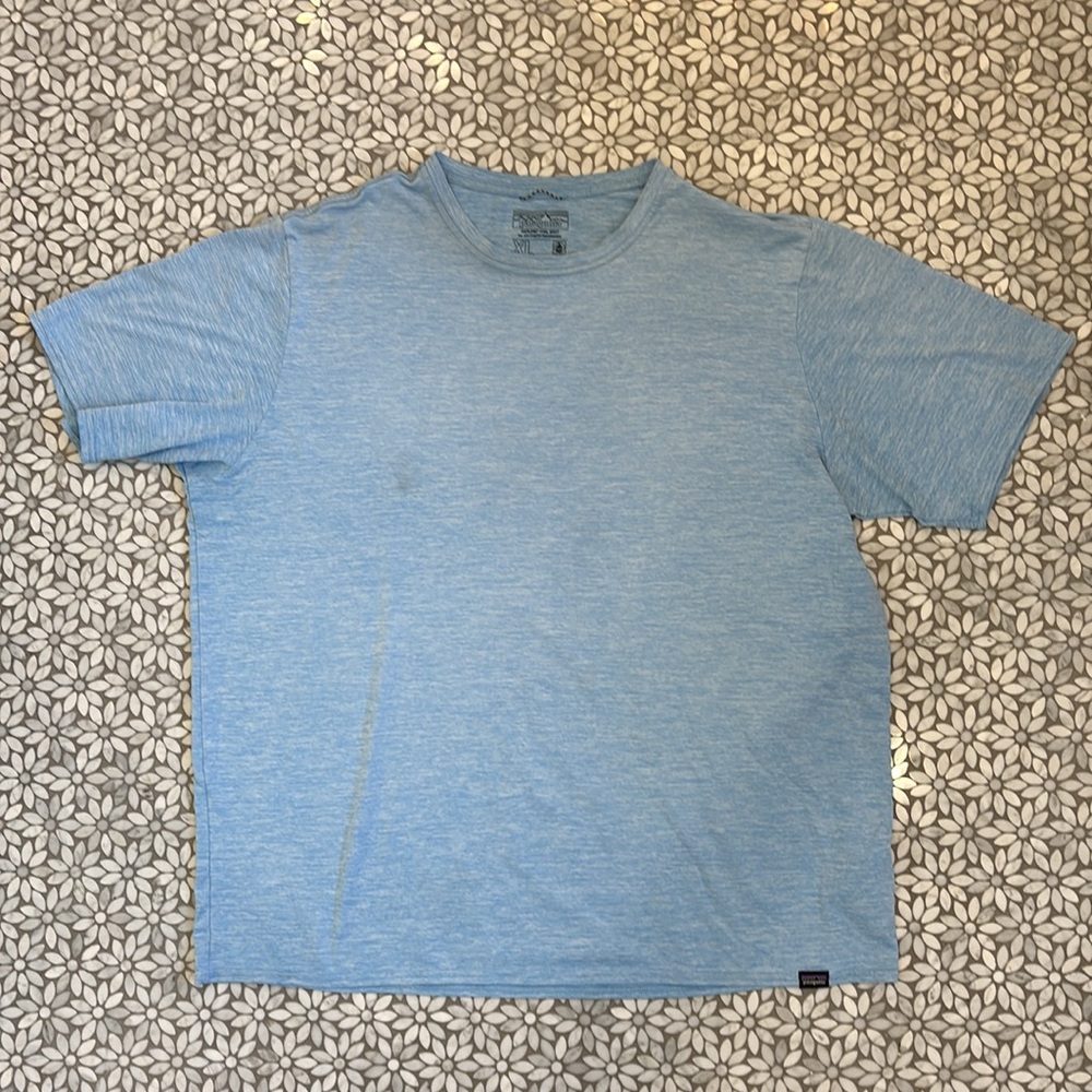 Patagonia Light Blue Short Sleeve Tee